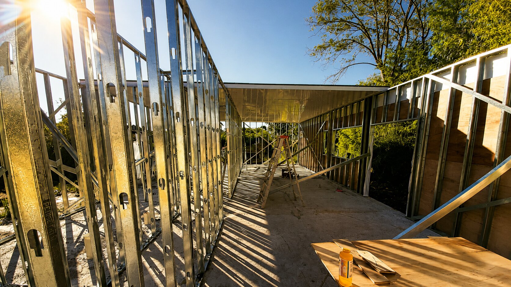 Instalacion de ventana en obra de steel framing